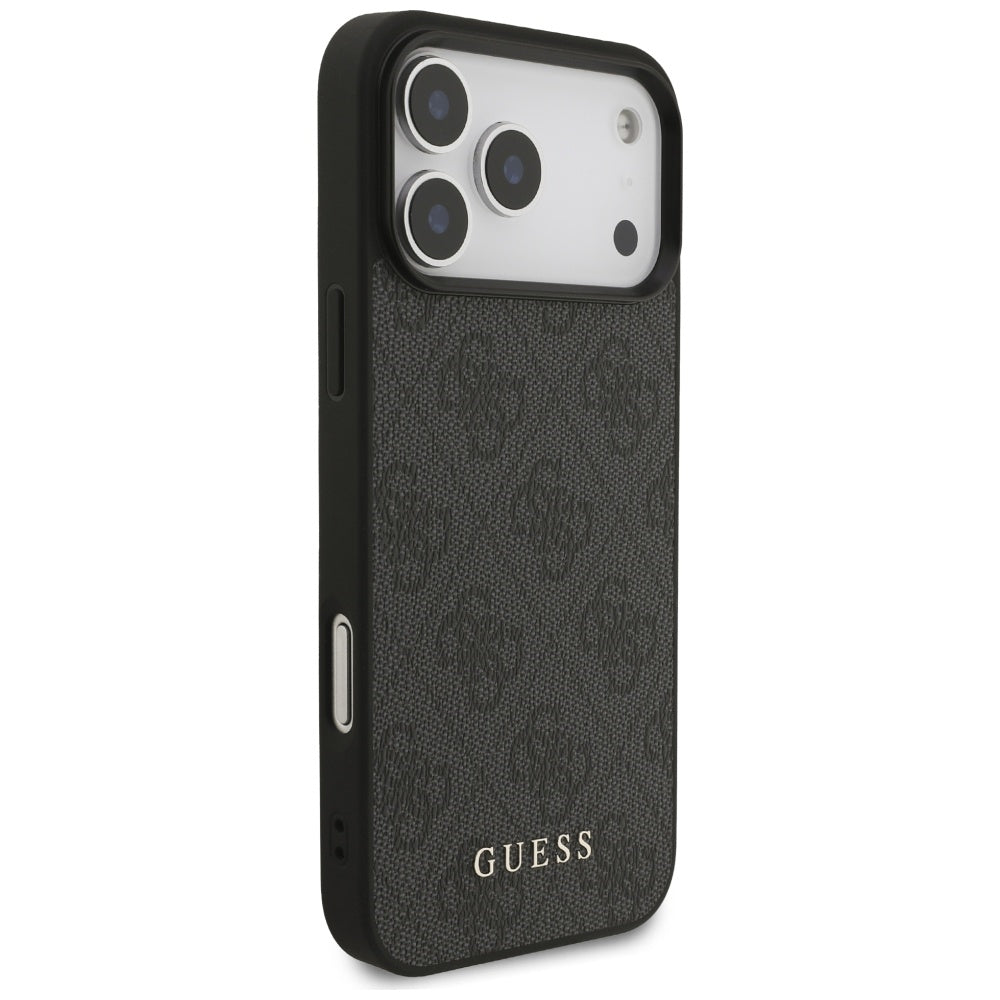 Case for Apple iPhone 18 Pro / 17 Pro, Guess, 4G Classic Logo, Black