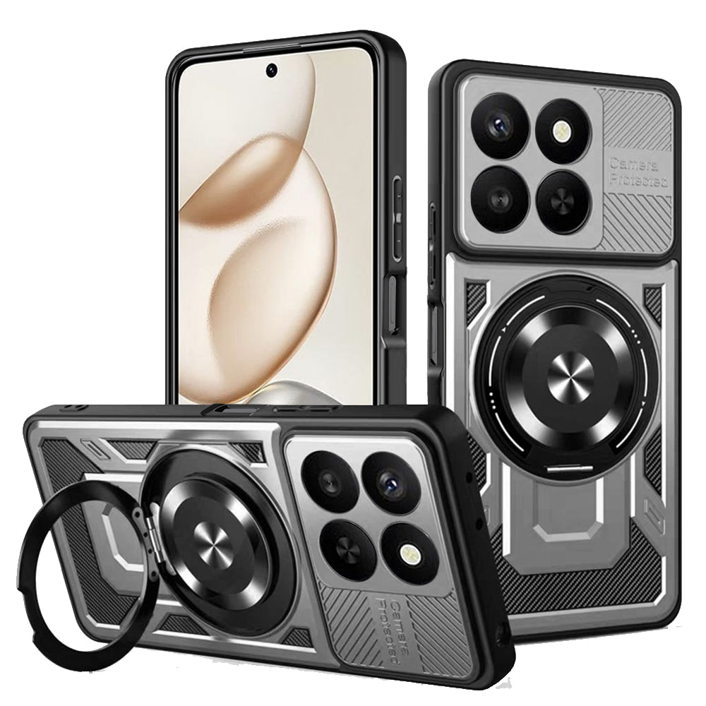 Case for Honor 400 Smart 4G / X7d 4G / 400 Smart 5G, Techsuit, RuggedCam, Grey