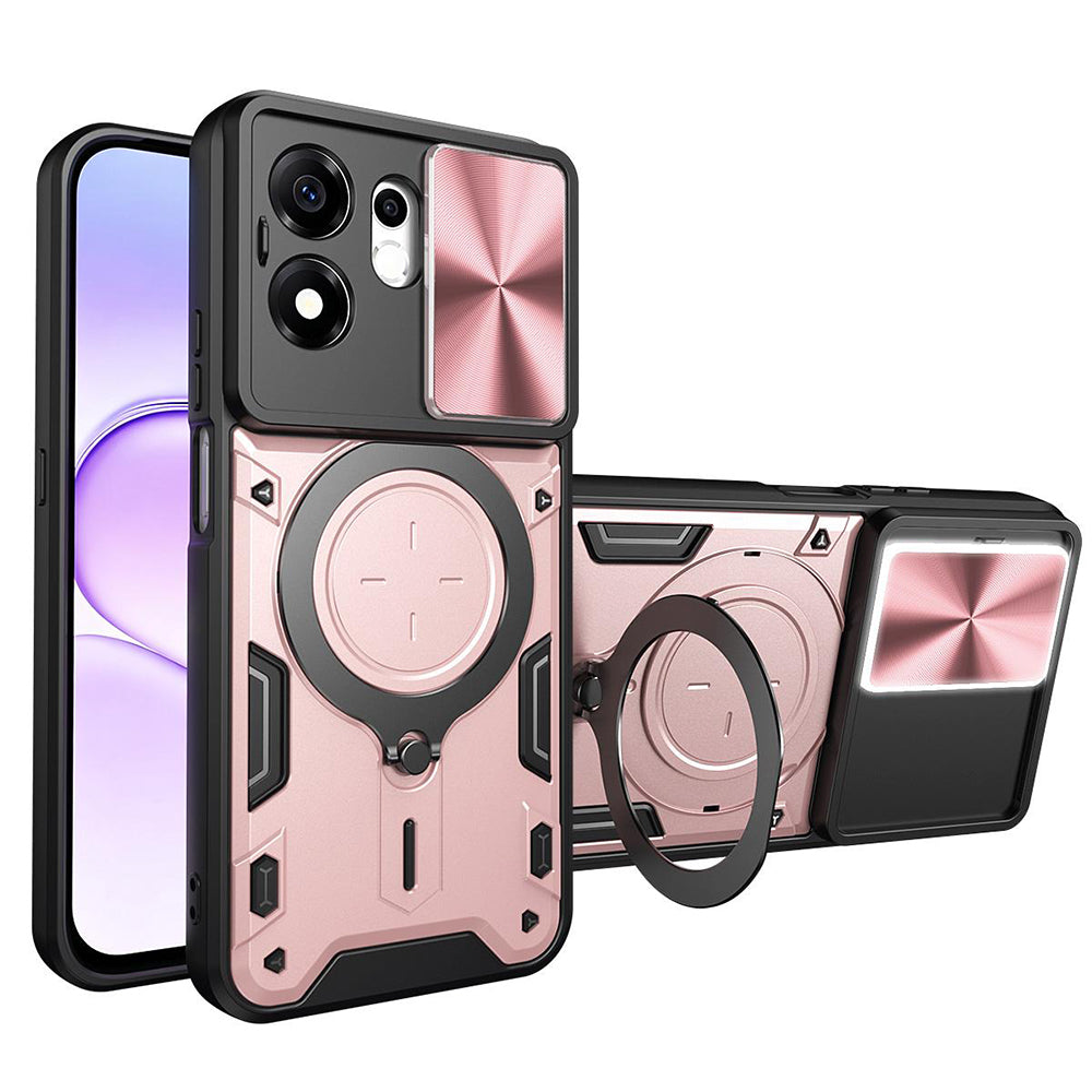 Case for Honor 600 Smart, Techsuit, CamGuard Pro, Rose Gold