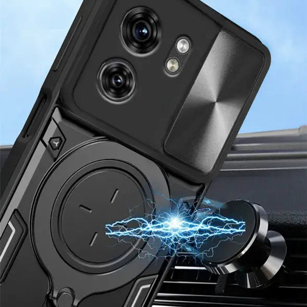 Case for Honor X5c Plus, Techsuit, CamGuard Pro, Black