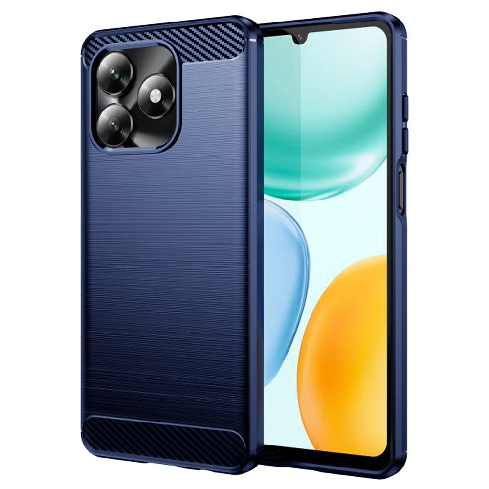 Case for Honor X5c Plus, Techsuit, Carbon, Blue