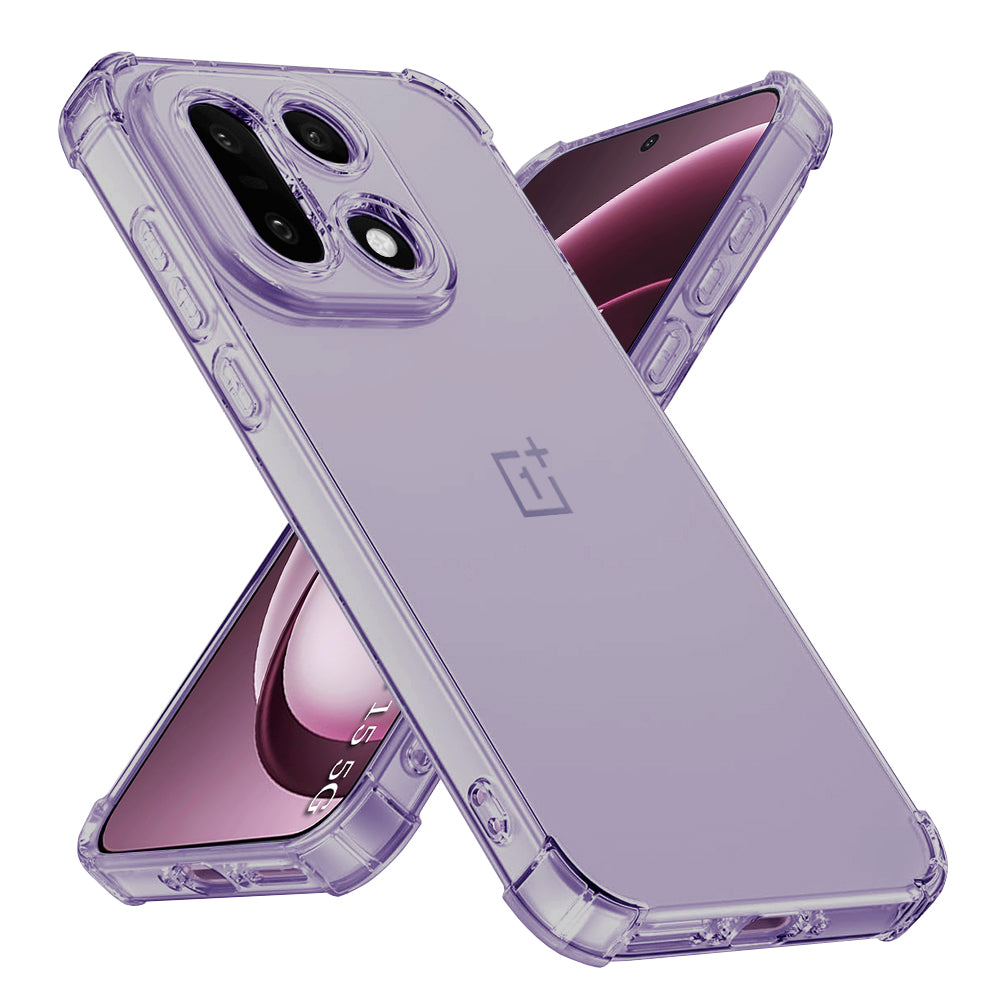 Case for OnePlus 15, Techsuit, Shockproof Clear, Smoky