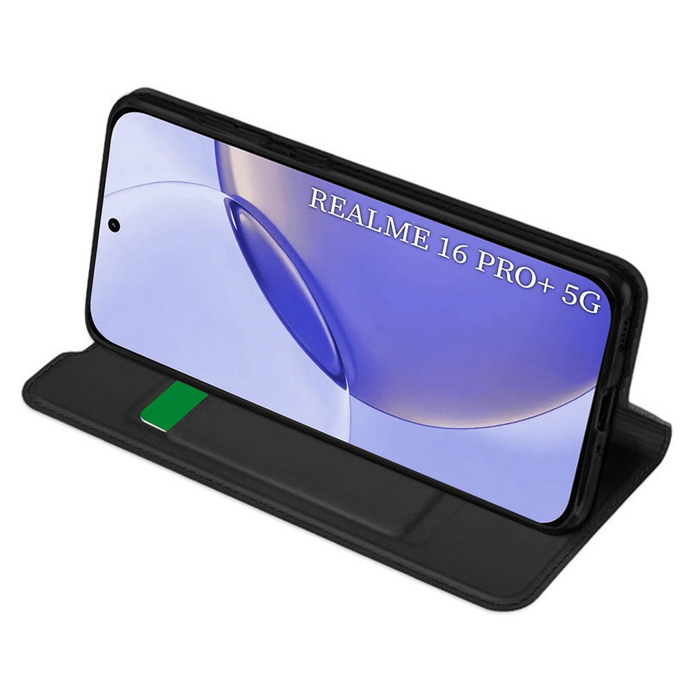 Case for Realme 16 Pro, Techsuit, Magskin Book, Black
