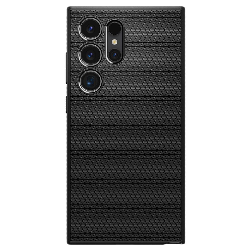 Case for Samsung Galaxy S24 Ultra S928, Spigen, Liquid Air, Black ACS07287