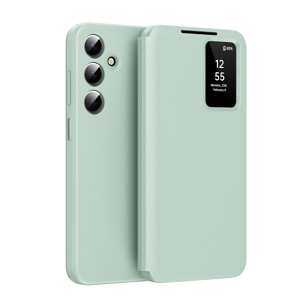 Case for Samsung Galaxy A18 5G A186 / A18 4G A185 / F17 / M17 / A17 4G A175, Techsuit, SmartView, Green
