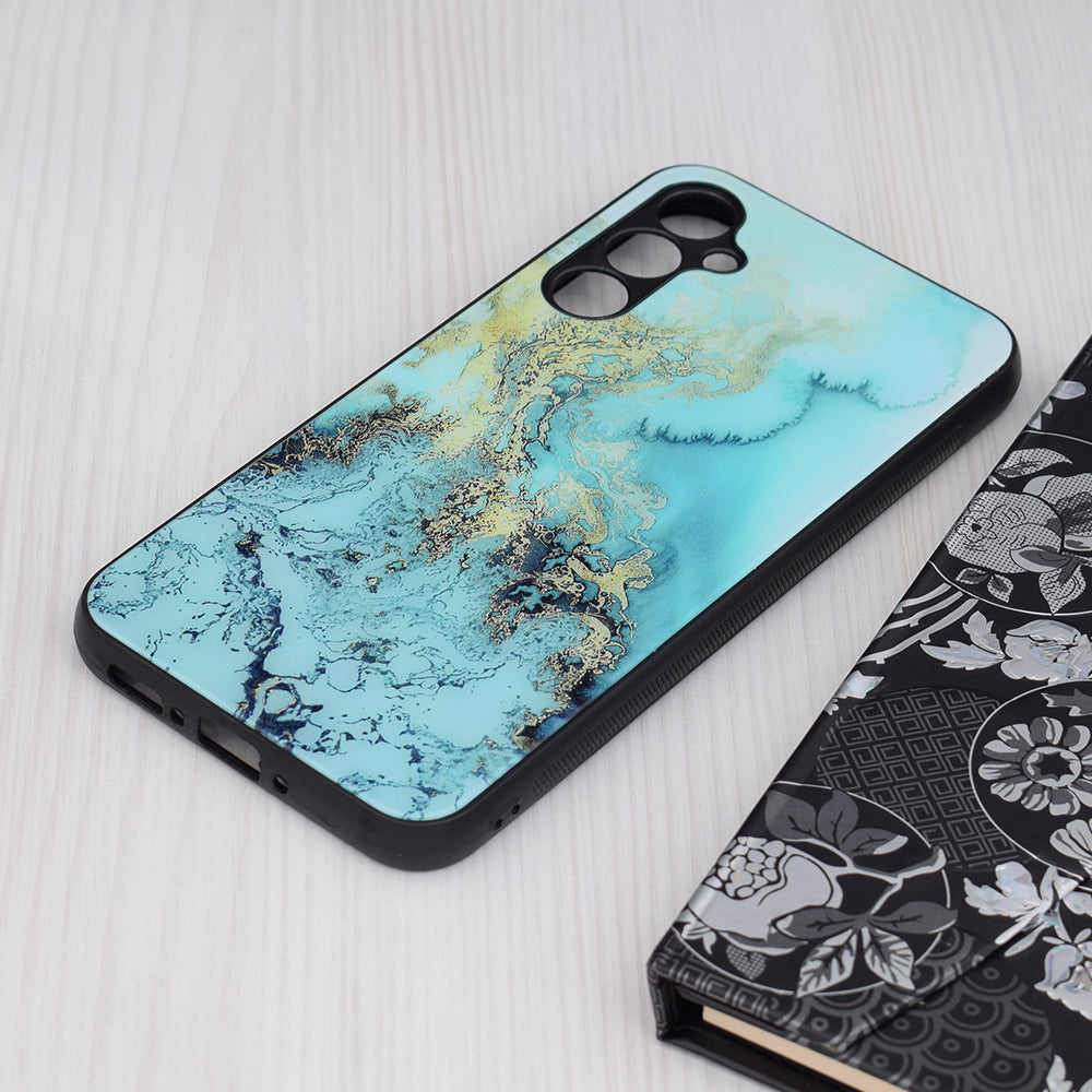 Case for Samsung Galaxy A34 A346, Techsuit, Glaze, Blue