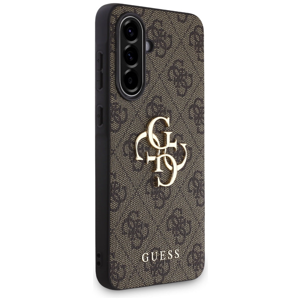 Case for Samsung Galaxy A36 A366, Guess, 4G Big Logo, Brown