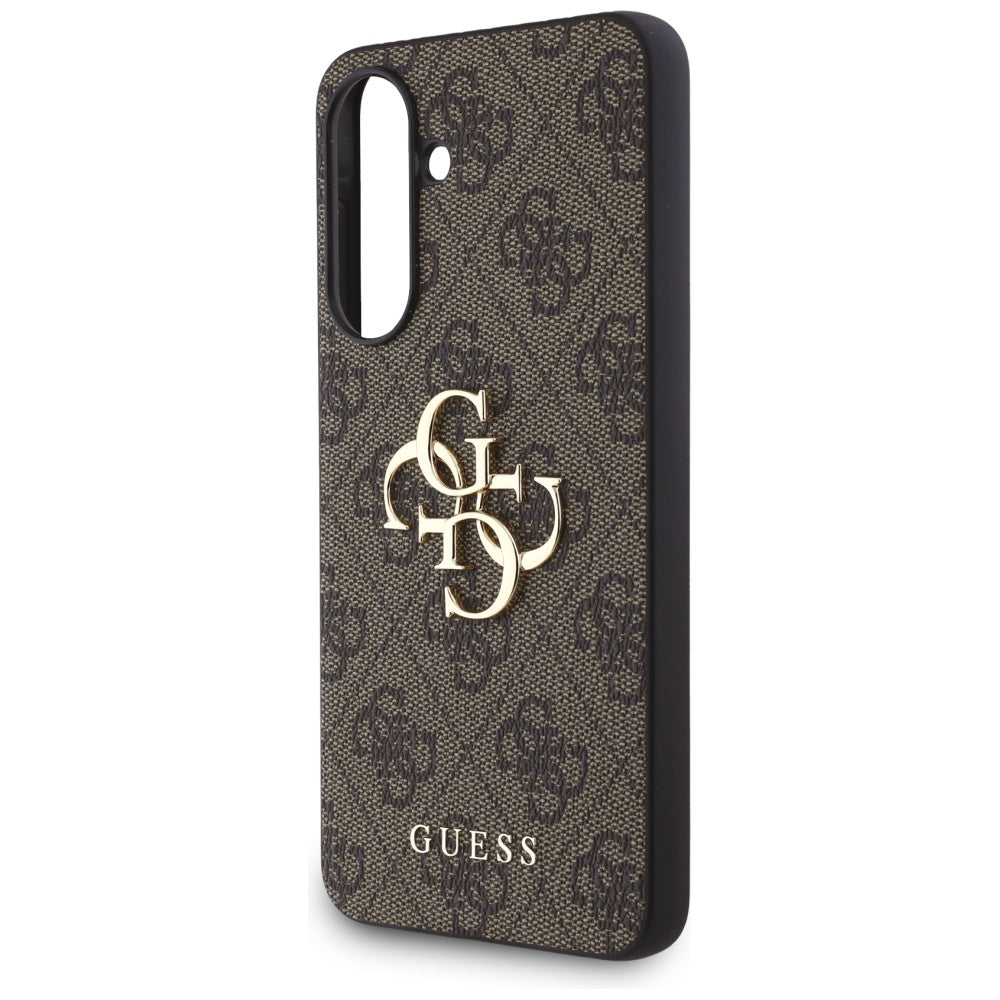 Case for Samsung Galaxy A36 A366, Guess, 4G Big Logo, Brown