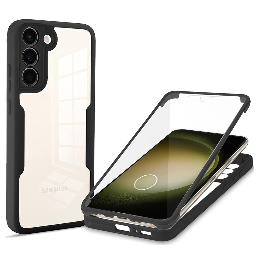 Case for Samsung Galaxy S23+ S916, Techsuit, ColorVerse 360, Black