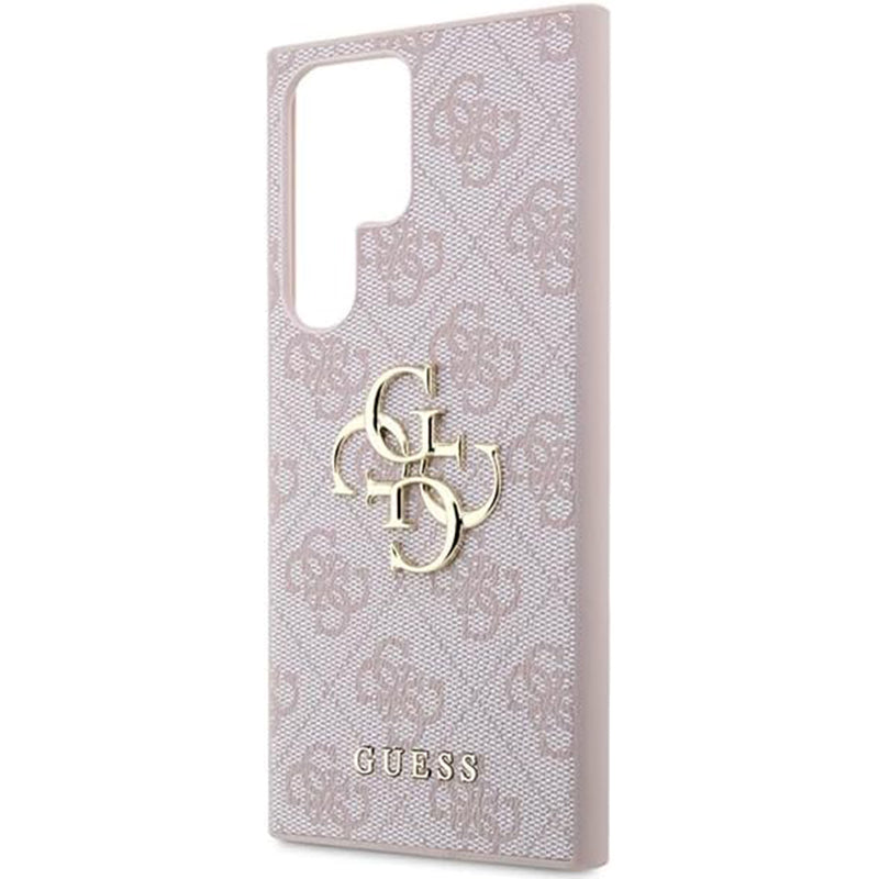 Case for Samsung Galaxy S23 Ultra S918, Guess, 4G Big Logo, Pink