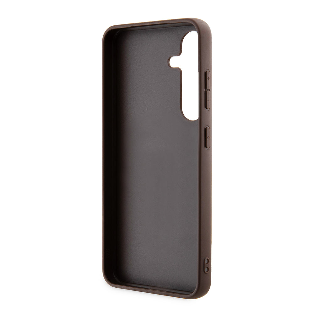 Case for Samsung Galaxy S24+ S926, Guess, 4G Big Logo, Brown