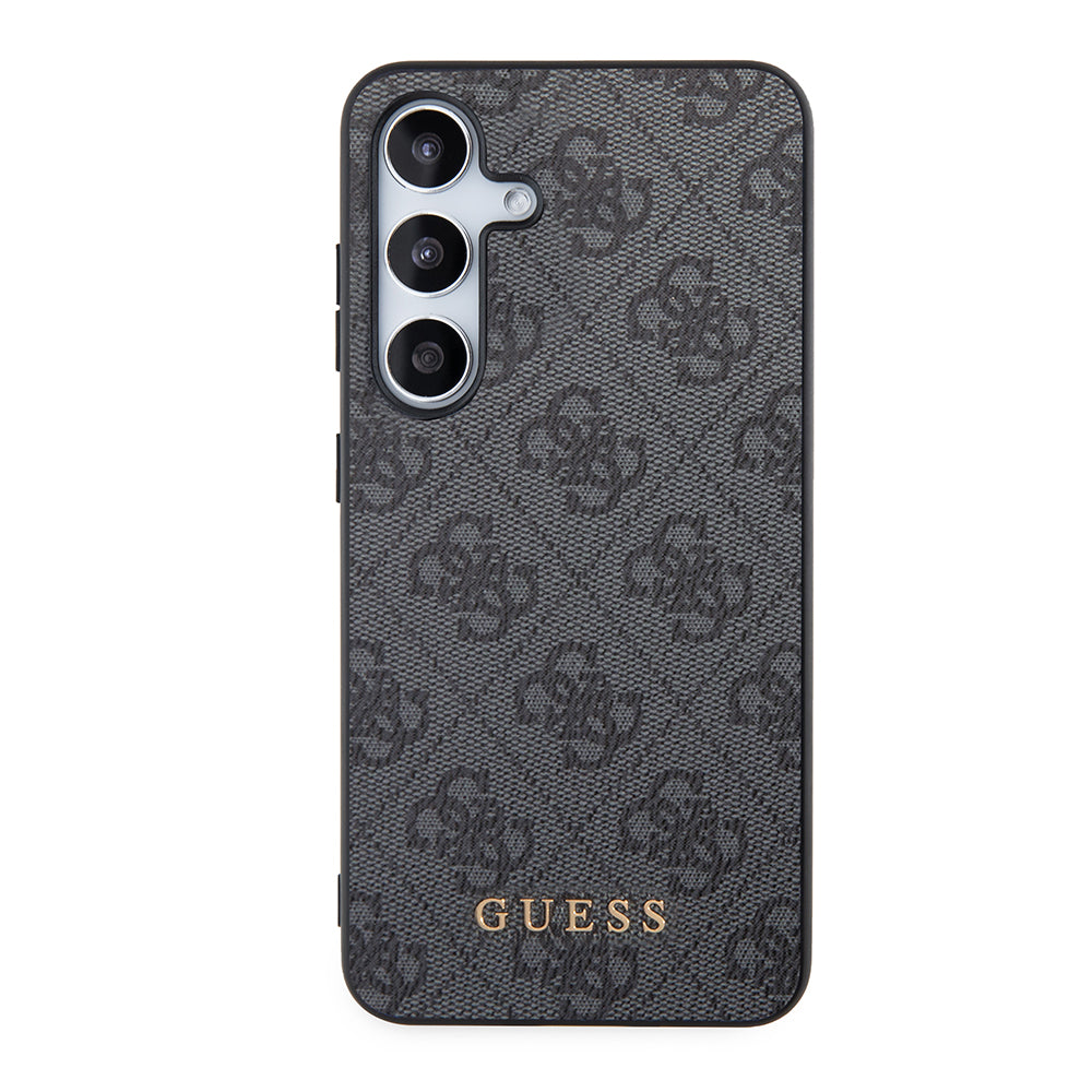 Case for Samsung Galaxy S24+ S926, Guess, 4G Metal Gold Logo, Black