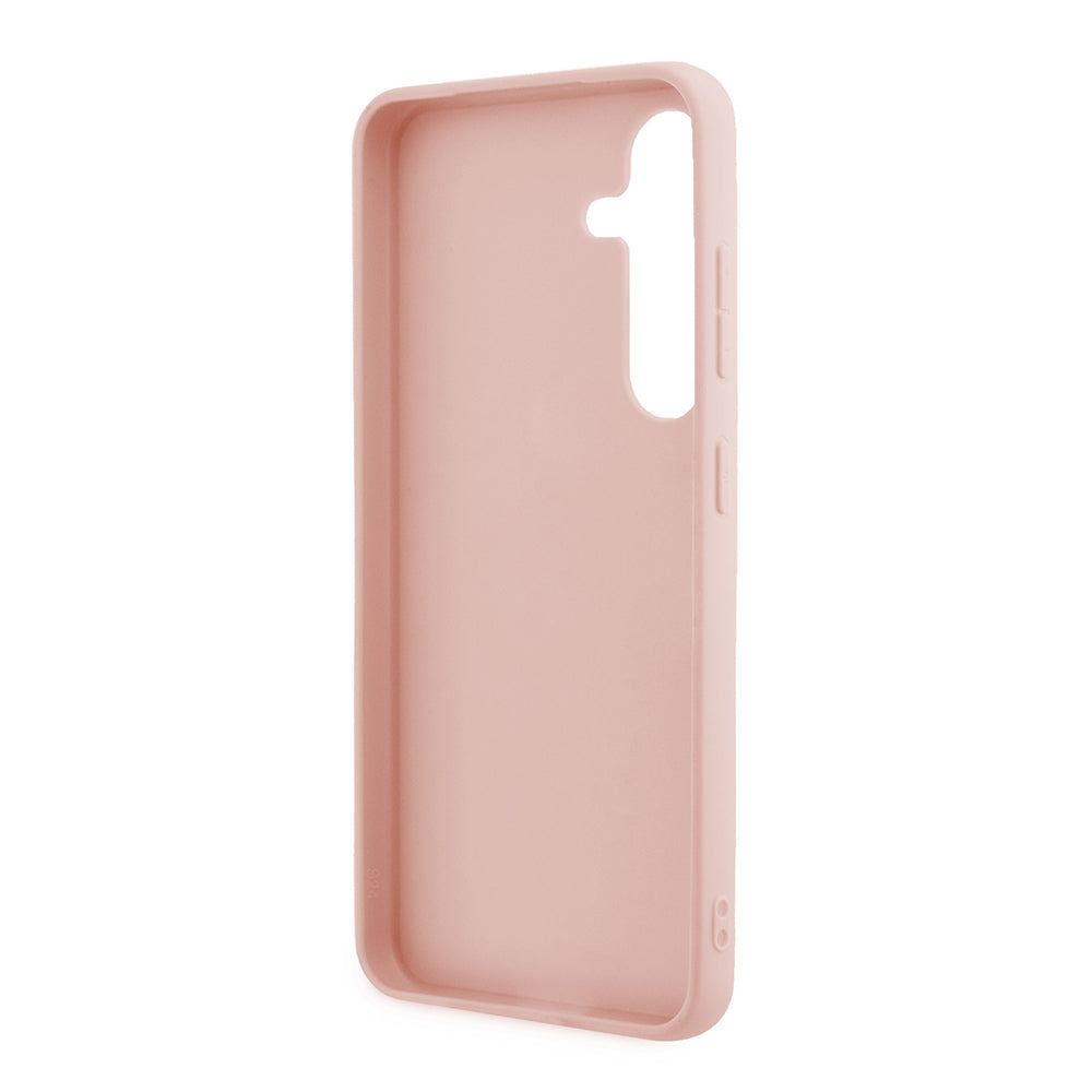 Case for Samsung Galaxy S24 S921, Guess, Glitter Script, Pink