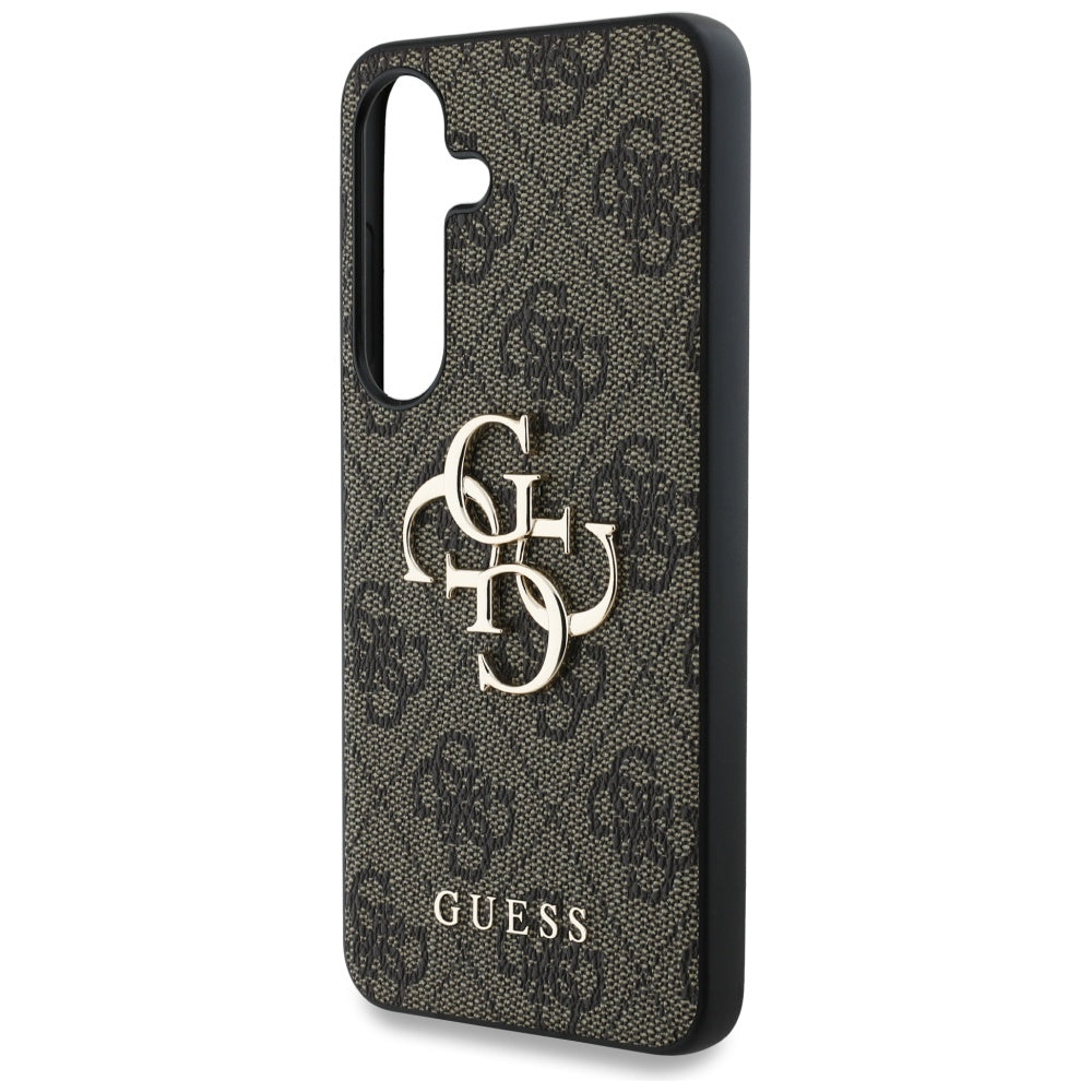 Case for Samsung Galaxy S25+ S936, Guess, 4G Big Logo, Brown