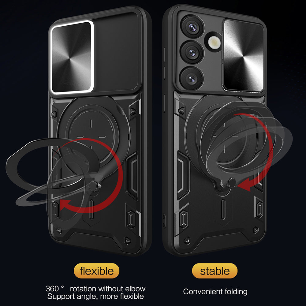 Case for Samsung Galaxy S26 FE S741 / S25 FE, Techsuit, CamGuard Pro, Blue