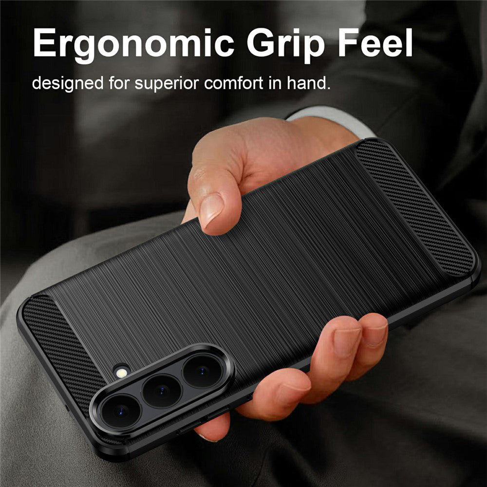 Case for Samsung Galaxy S26 FE S741 / S25 FE, Techsuit, Carbon, Black