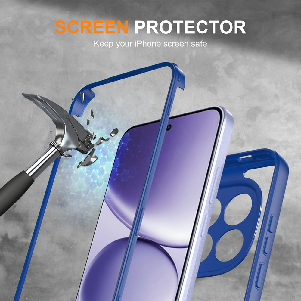 Case for Samsung Galaxy S26 Plus, Techsuit, ColorVerse 360, Blue