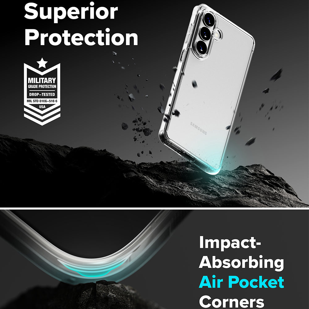 Case for Samsung Galaxy S26 S942, Ringke, Fusion, Transparent