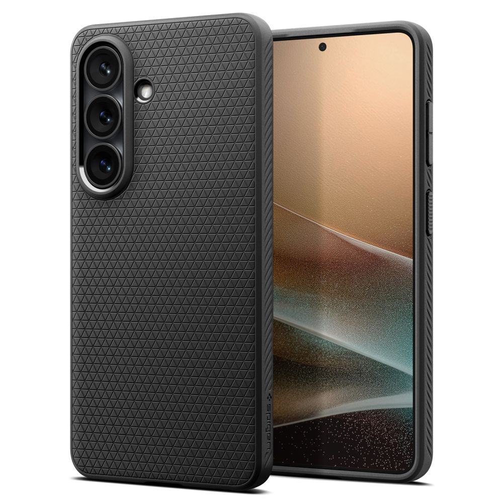Case for Samsung Galaxy S26 S942, Spigen, Liquid Air, Matte Black ACS10726