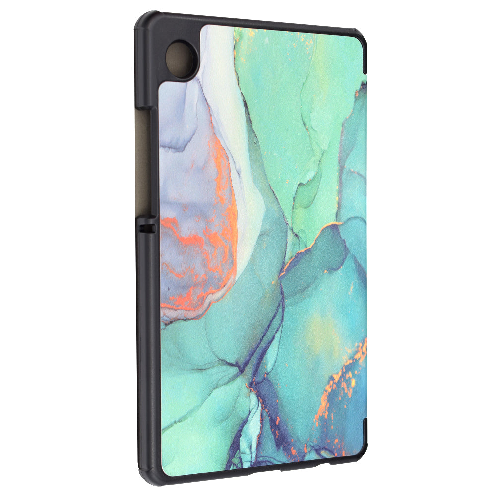 Case for Samsung Galaxy Tab A11 / Tab A9, Techsuit, FoldPro Green Time, Multicolor