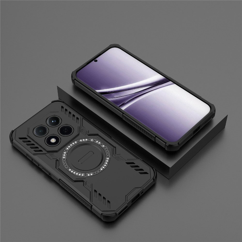 MagSafe Case for Xiaomi Poco M8 Pro / Redmi Note 15 Pro+ 5G, Techsuit, ArmorMag, Black