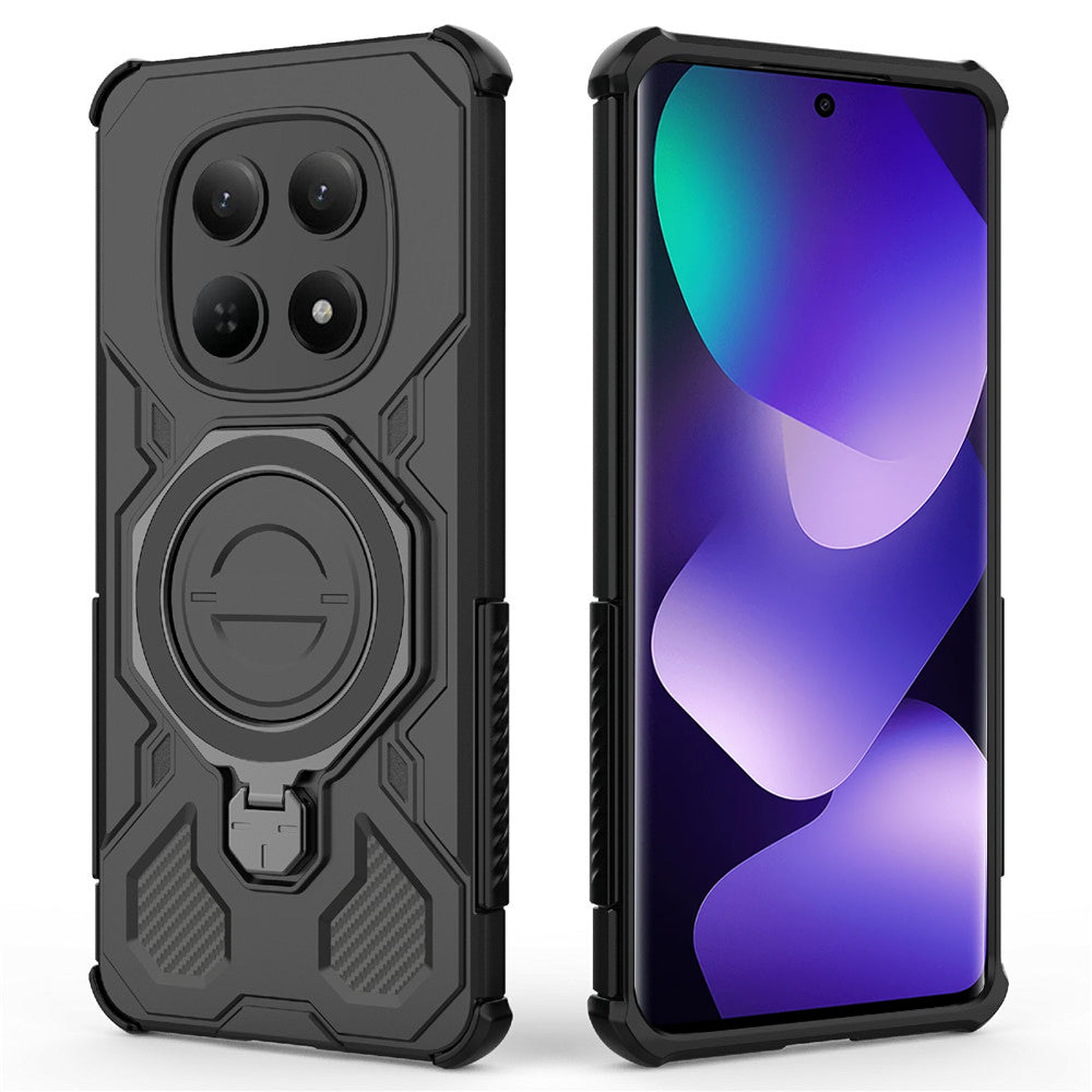 Case for Xiaomi Poco M8 / Redmi Note 15 5G, Techsuit, Carbon Shield Pro, White