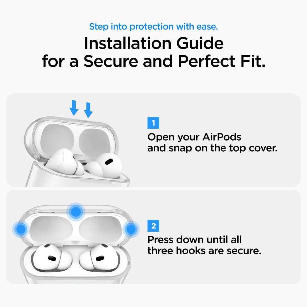 Spigen Liquid Crystal Case for Apple AirPods Pro 3, Transparent ACS10019