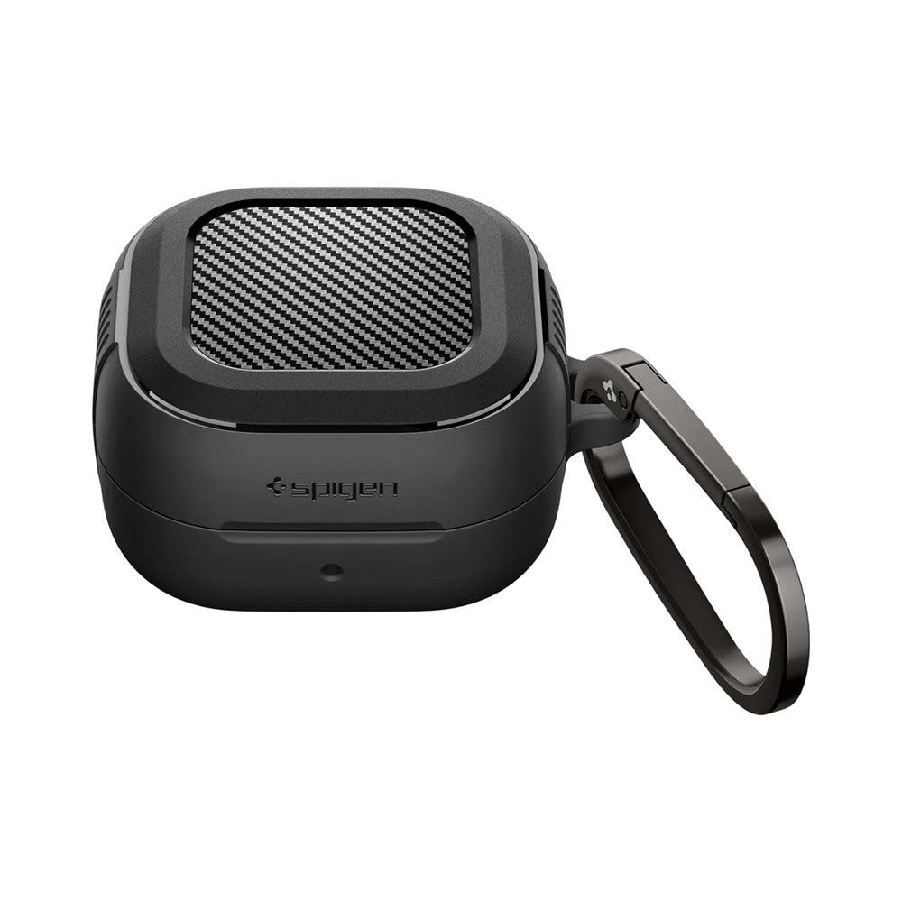 Spigen Rugged Armor Case for Samsung Galaxy Buds4 / Buds4 Pro, Matte Black ACS11200
