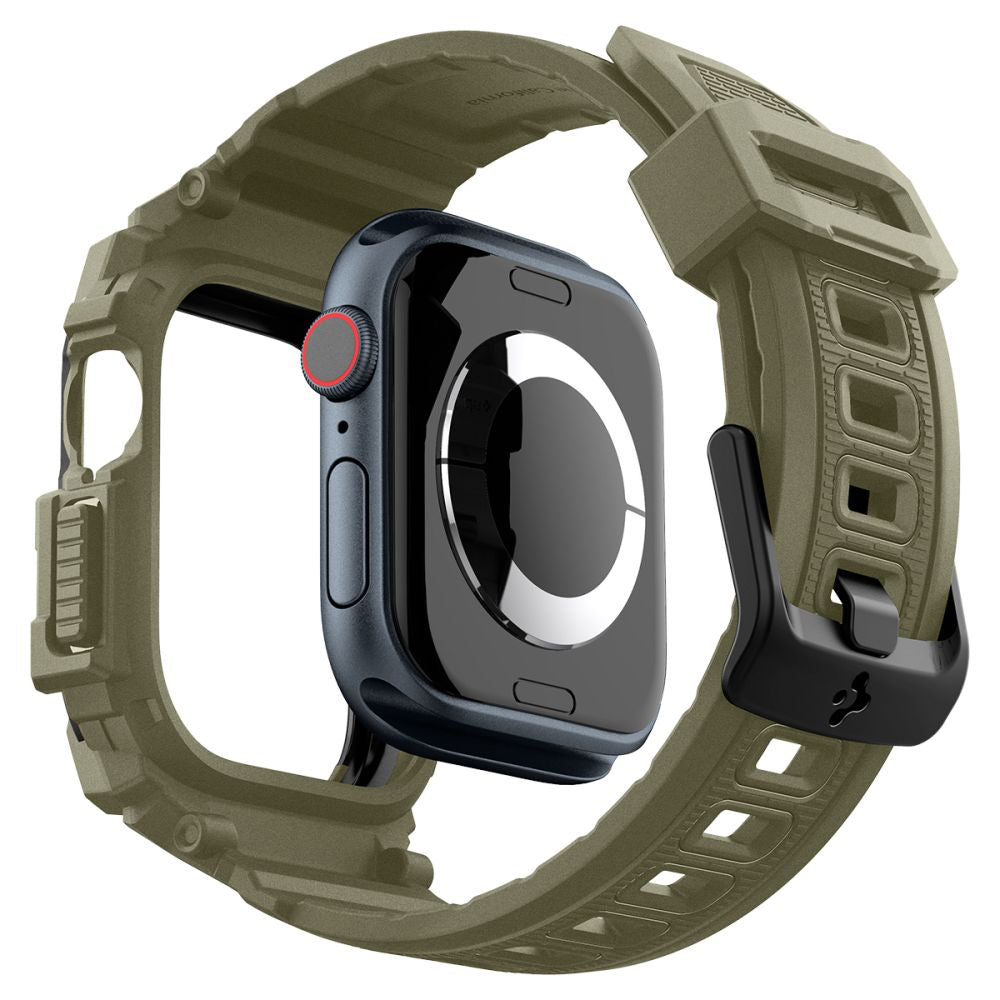 Spigen Rugged Armor Pro Case for Apple Watch Series 10 46mm, Khaki ACS08608