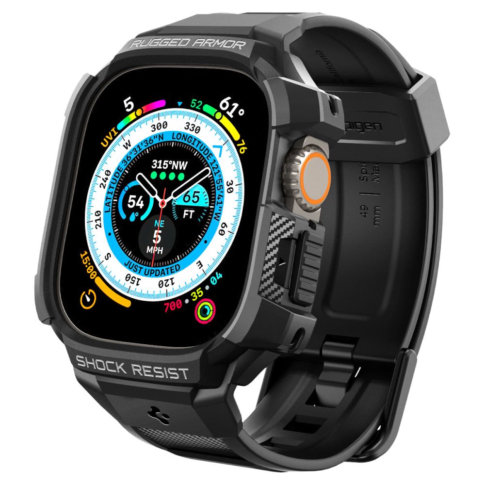Spigen Rugged Armor Pro Case for Apple Watch Ultra Series, Black ACS05460