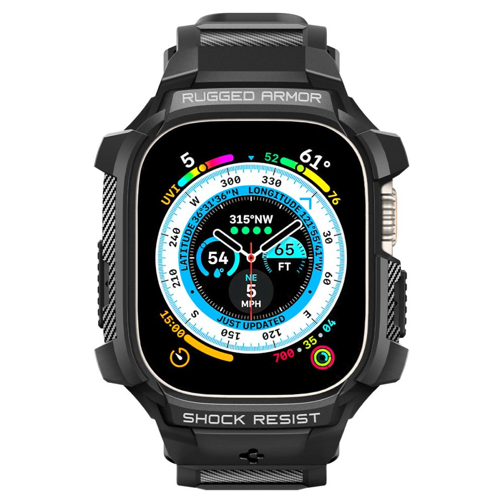 Spigen Rugged Armor Pro Case for Apple Watch Ultra Series, Black ACS05460