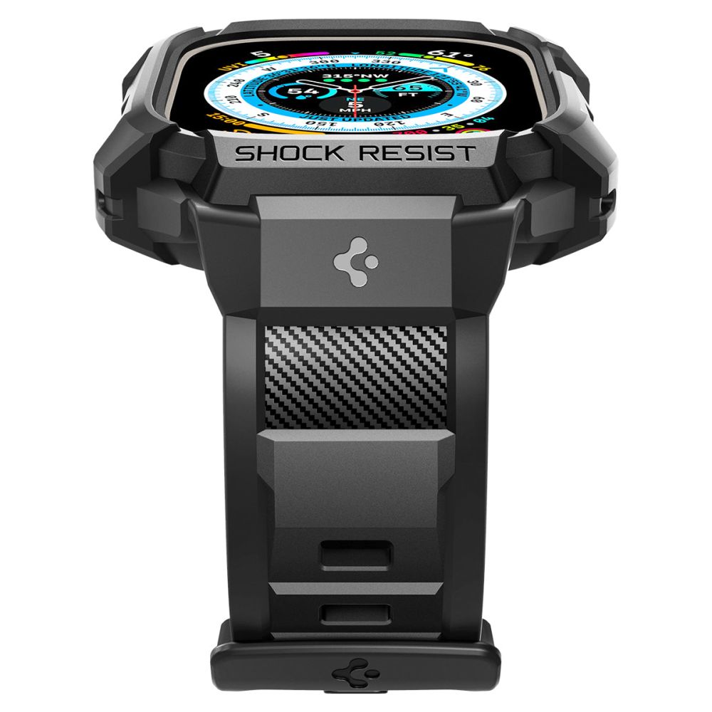 Spigen Rugged Armor Pro Case for Apple Watch Ultra Series, Black ACS05460
