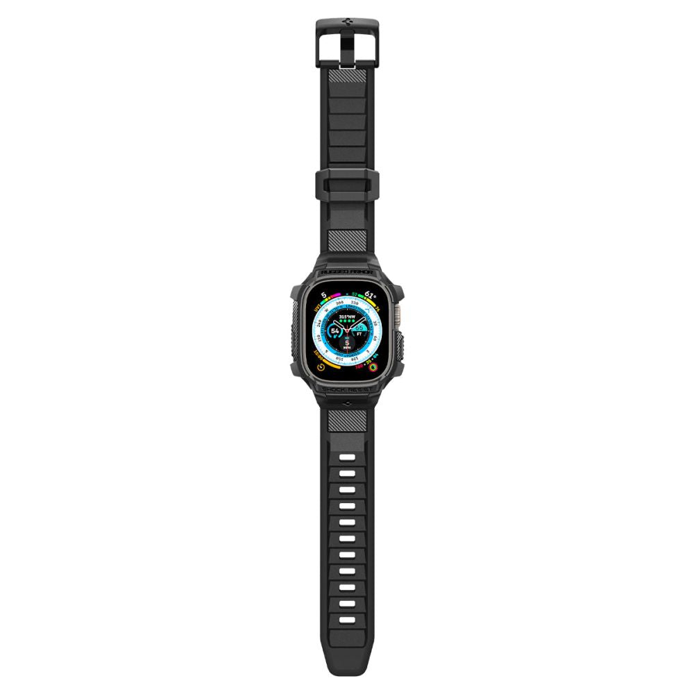 Spigen Rugged Armor Pro Case for Apple Watch Ultra Series, Black ACS05460