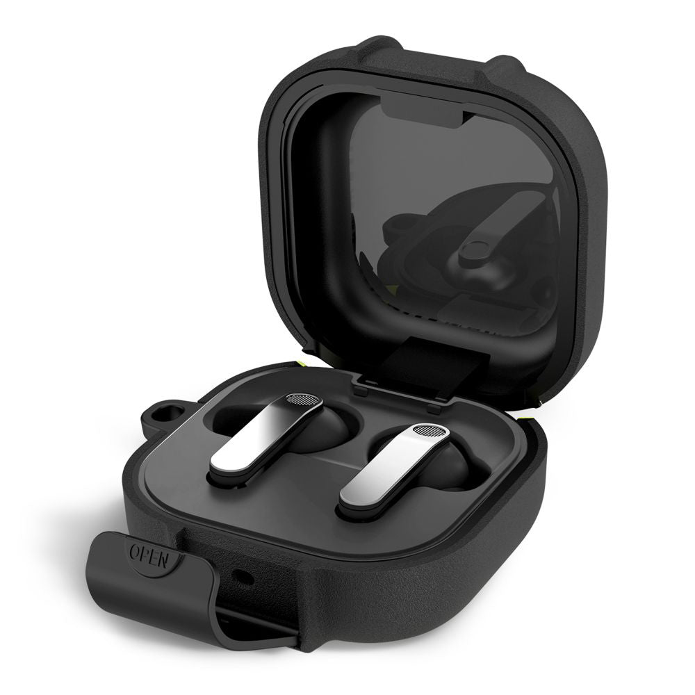 Tech-Protect Slim Hook Case for Samsung Galaxy Buds4 / Buds4 Pro, Black