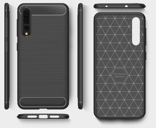 Case for Huawei P20 Pro, OEM, Carbon, Black