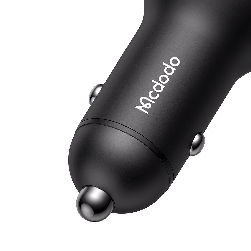 McDodo CC-5670 Auto Charger Display, 95W, 5A, 1 x USB-A - 1 x USB-C, Black