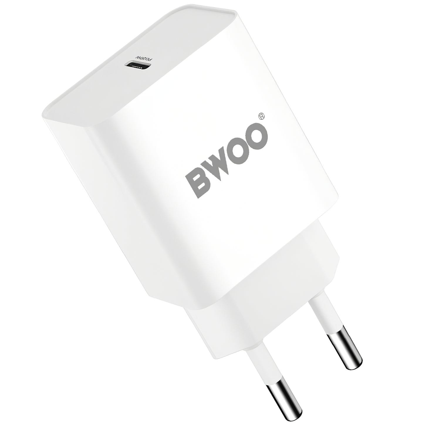 Network Charger BWOO BO-CDA119, 20W, 4A, 1 x USB-C, White