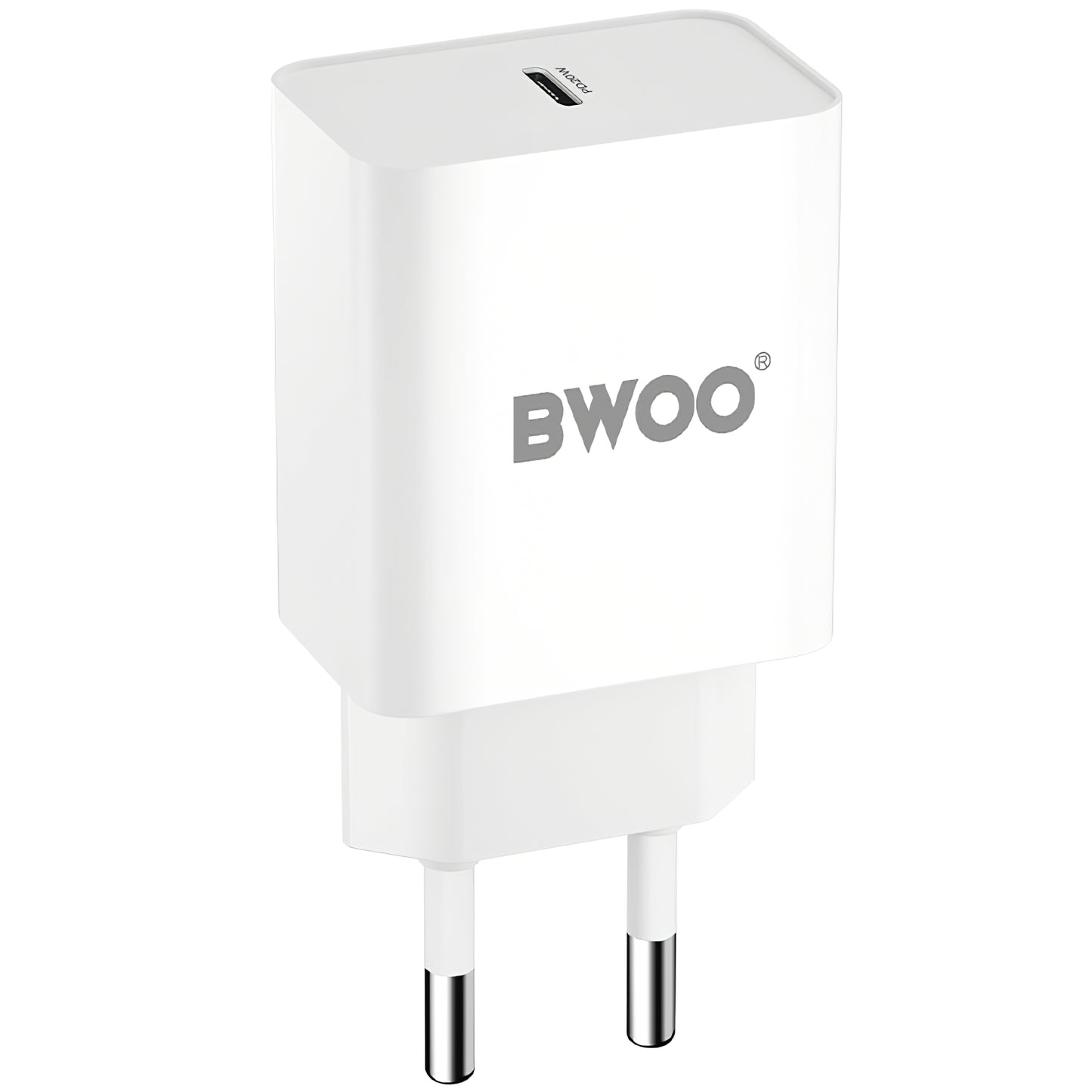 Network Charger BWOO BO-CDA119, 20W, 4A, 1 x USB-C, White