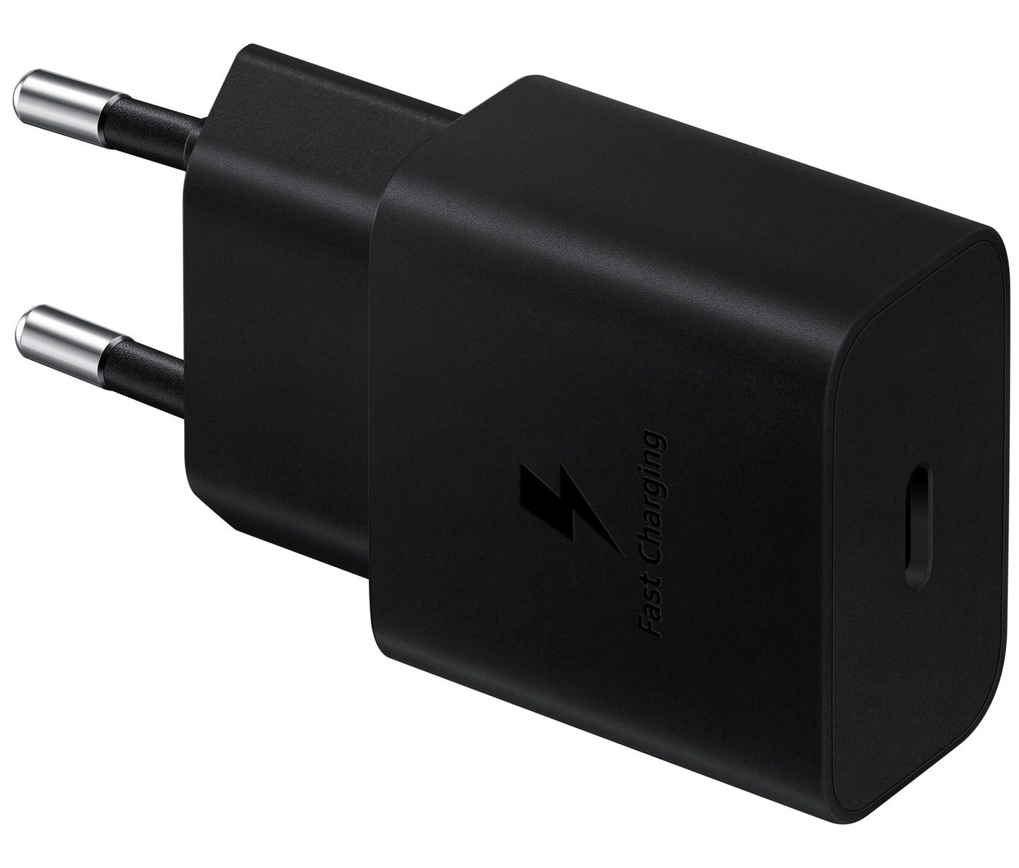 Samsung USB-C Network Charger with USB-C Cable, 15W, 2A, 1 x USB-C, Black EP-T1510XBEGEU