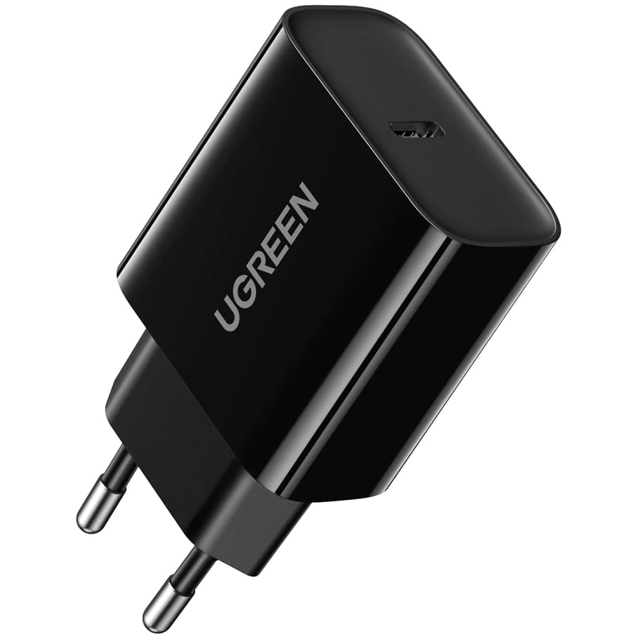 Network Charger UGREEN CD137, 18W, 3A, 1 x USB-C, Black