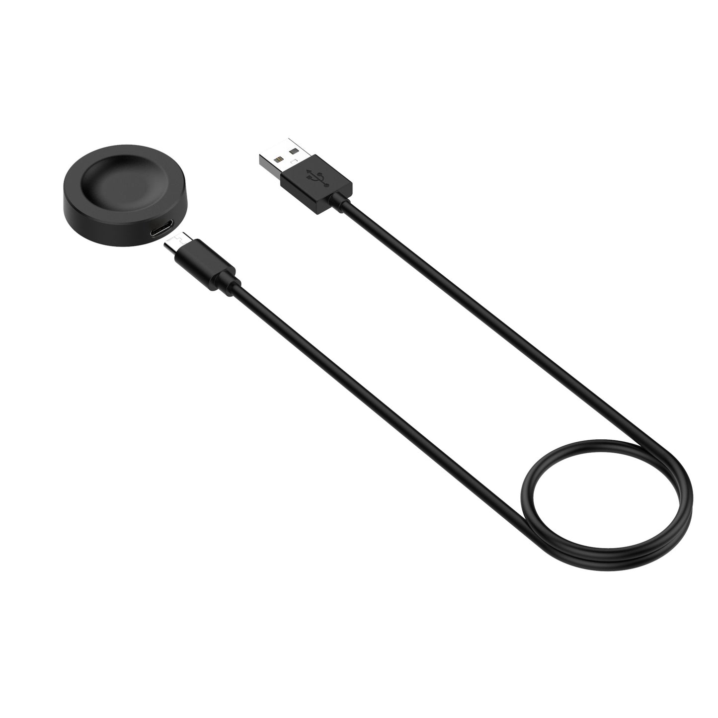 Techsuit THC2 Wireless Charger for Honor Watch / Huawei Watch Series, USB-A, Black