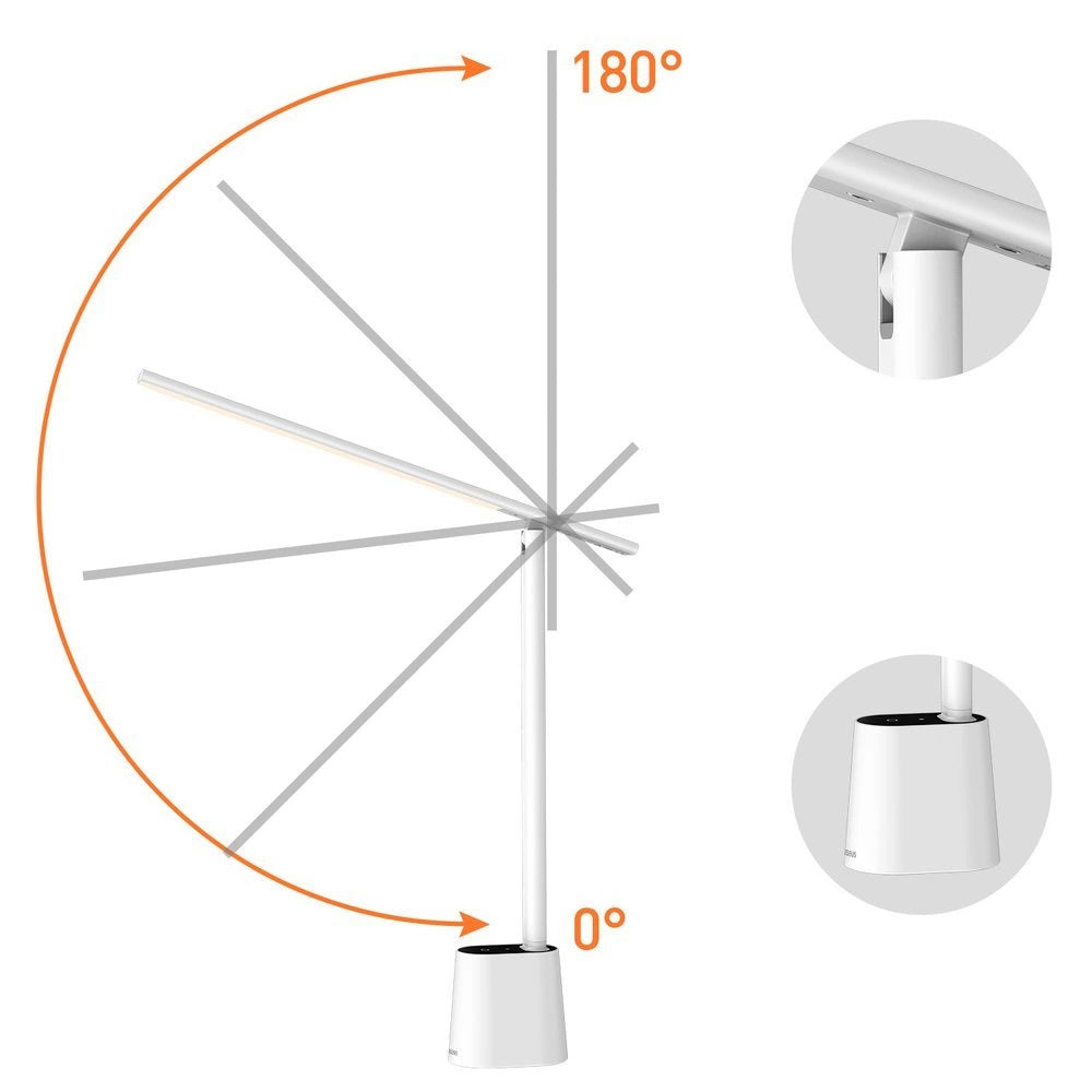 Baseus Smart Eye White LED Desk Lamp, DGZG-02