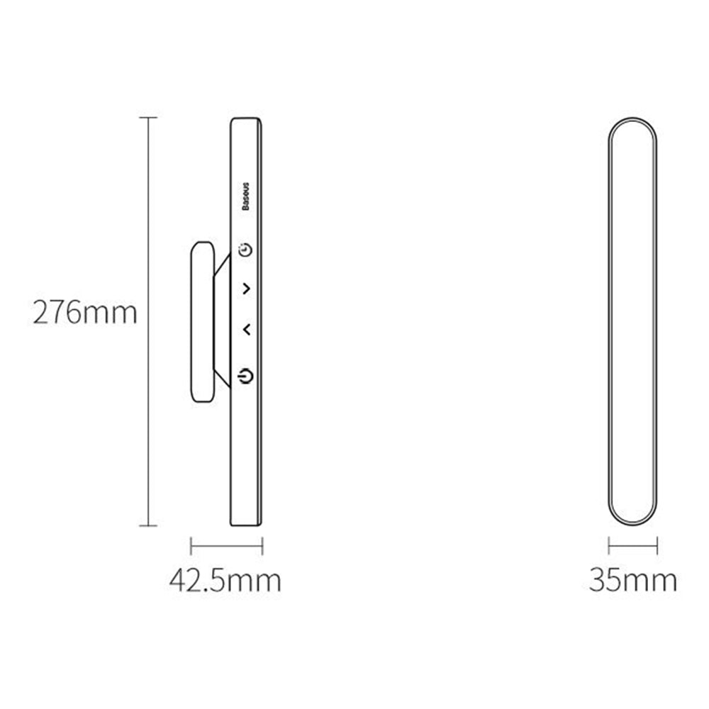 Baseus Led Desk Lamp, Gray DGXC-C0G