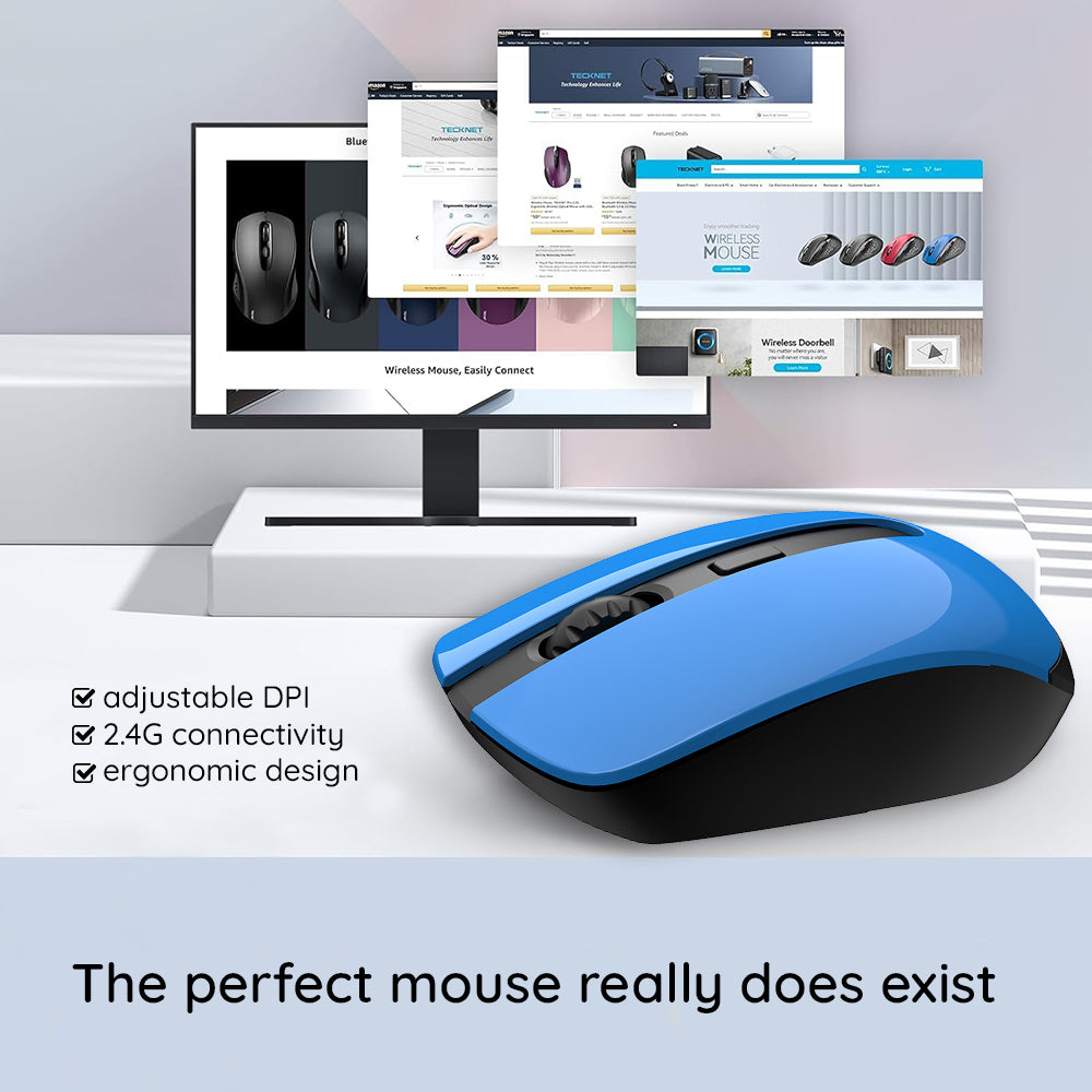 HAVIT MS989GT Wireless Mouse, 800DPI - 1600DPI, Black Red