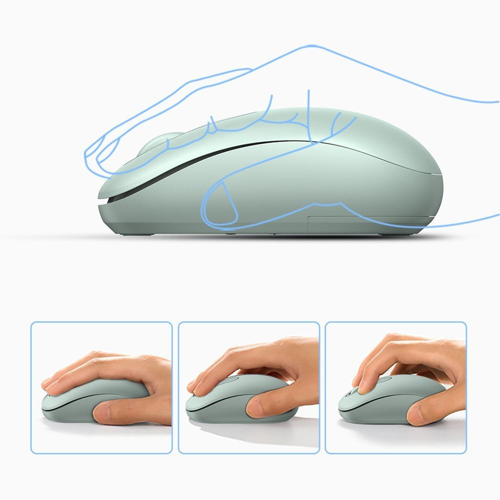 UGREEN MU105 Wireless Mouse, 2400DPI, Green