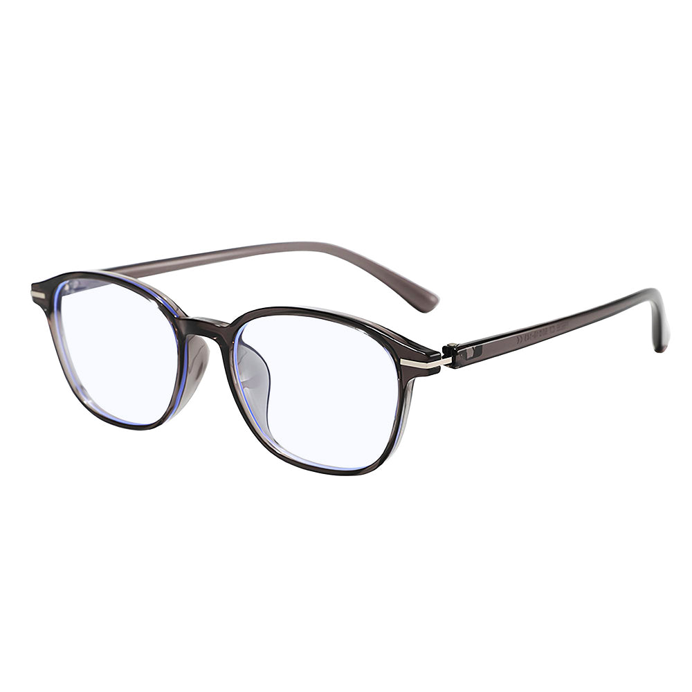 Unisex Techsuit 6635 Computer Glasses, Anti-Blue Light, Black Purple