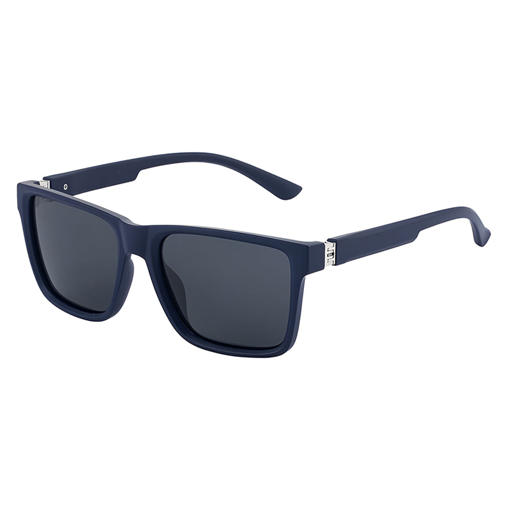 Men's Techsuit 8506 Sunglasses, Polarized, UV Protection, Matte Blue Gray