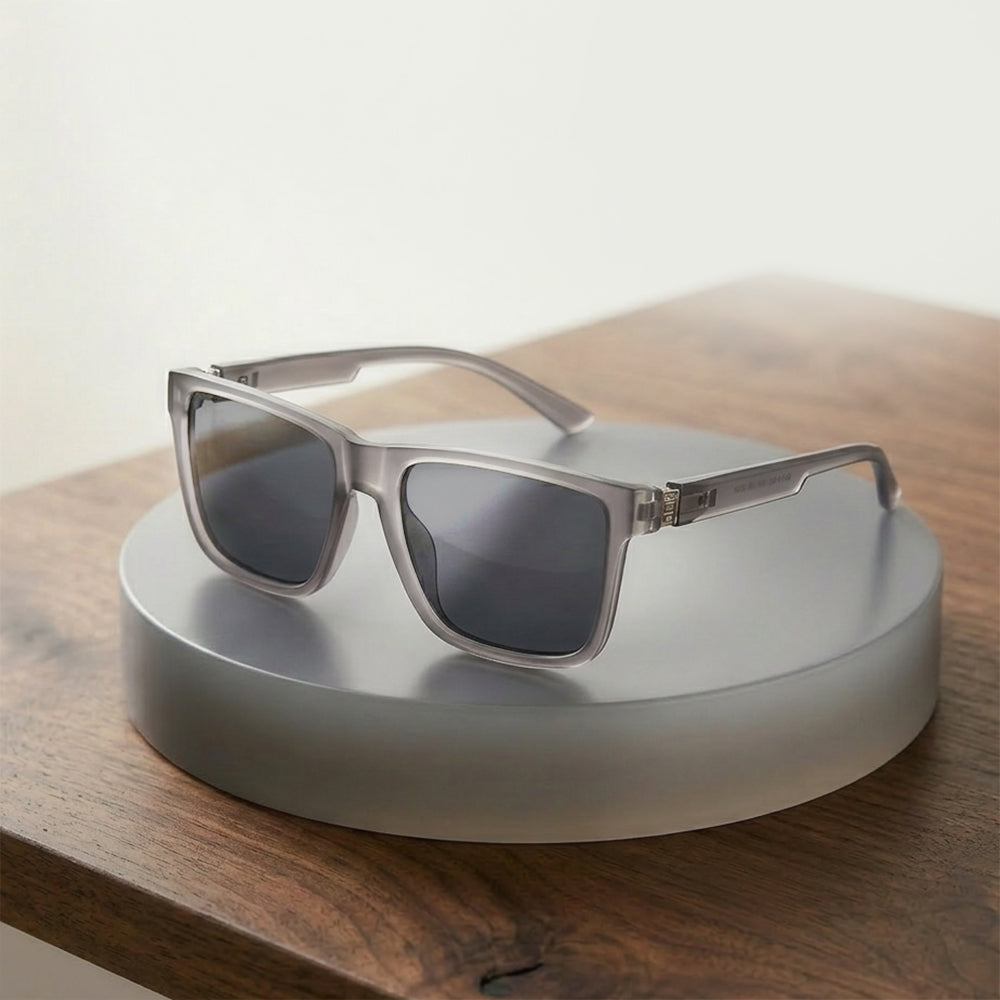 Men's Techsuit 8506 Sunglasses, Polarized, UV Protection, Matte Blue Gray