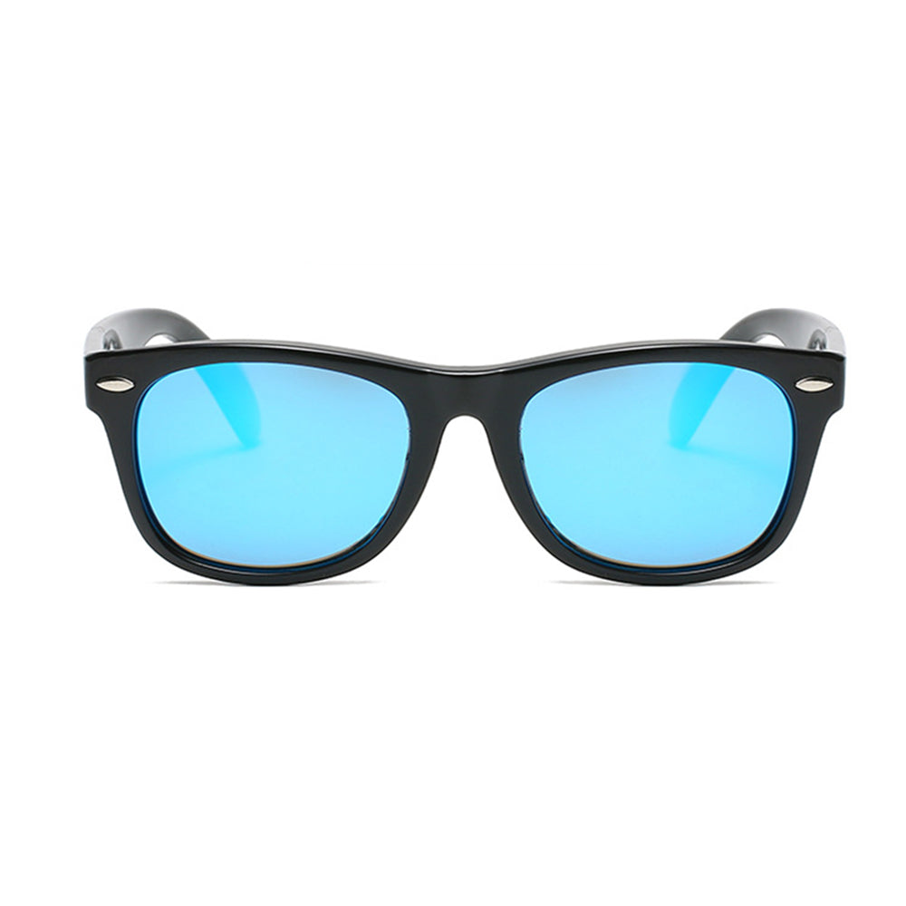 Techsuit D802 Kids' Sunglasses, Polarized, UV Protection, Blue Yellow