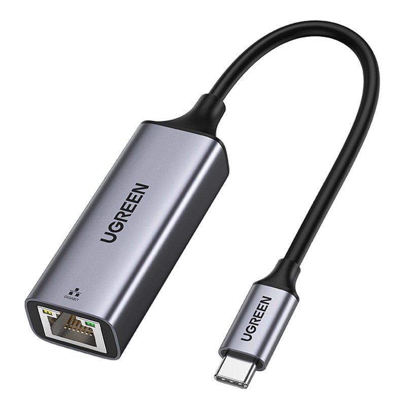 Network Card UGREEN CM199, RJ45, USB-C, Gray